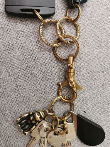 Customer photo review of Brass Mini Key Ring 5PCS