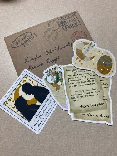 Customer photo review of LIMITED EDITION: Dear Layla Sticker Pack