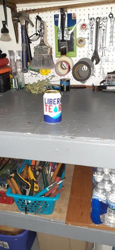 Customer photo review of Liberal Tears Prank Beersy Silicone Sleeve Can Cooler