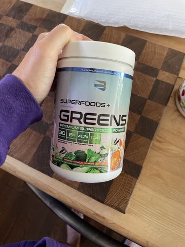 Customer photo review of BELIEVE - SUPERFOODS + GREENS