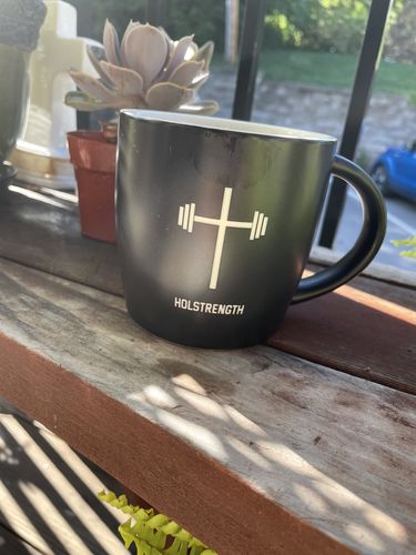 Customer photo review of HolStrength Coffee Mug