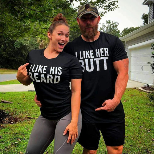 Matching outfits outdoors