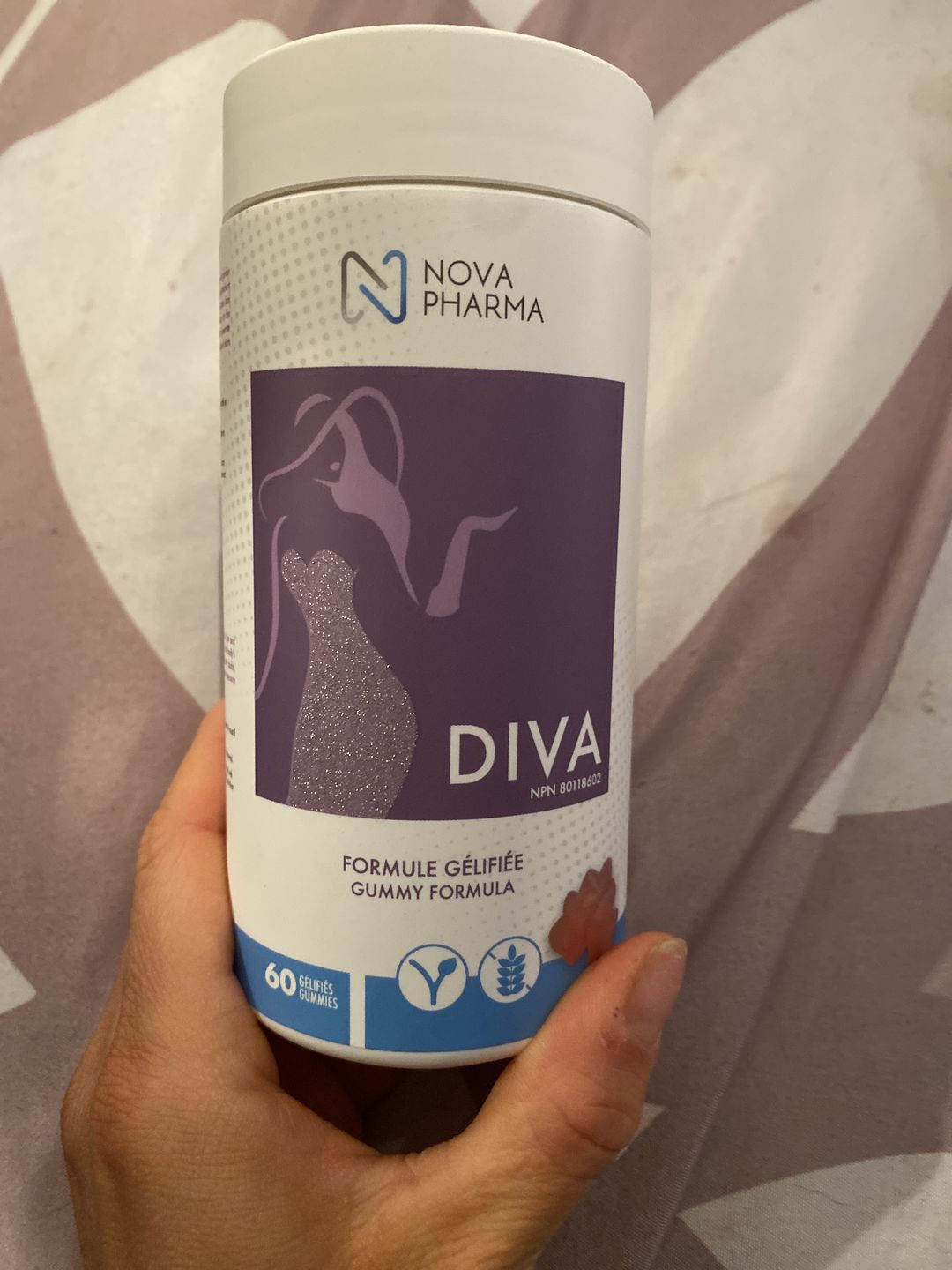 Customer photo review of Nova Pharma - Diva Jujubes à la biotine (60 jujubes)
