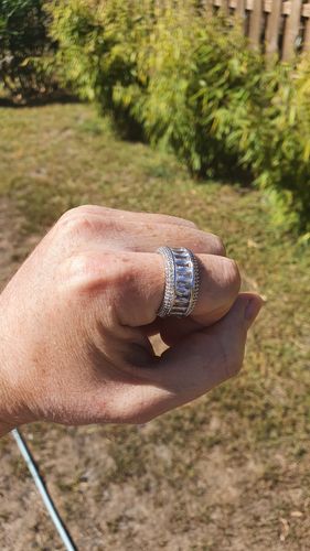 Customer photo review of DIAMOND PAVE. - OR BLANC