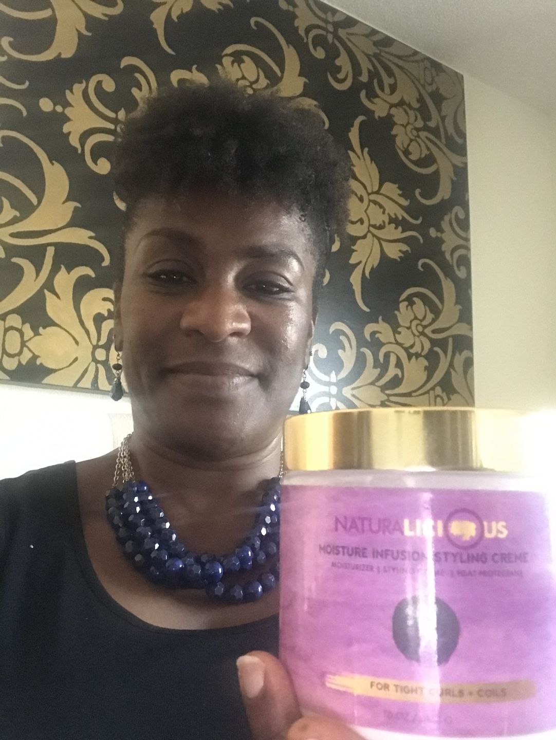 Customer photo review of Step 2: Moisture Infusion Styling Creme (For Tight Curls)