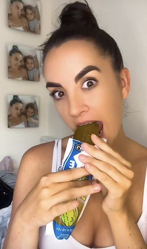 Customer photo review of Van Holten's Large Hearty Dill Pickle In-a-Pouch