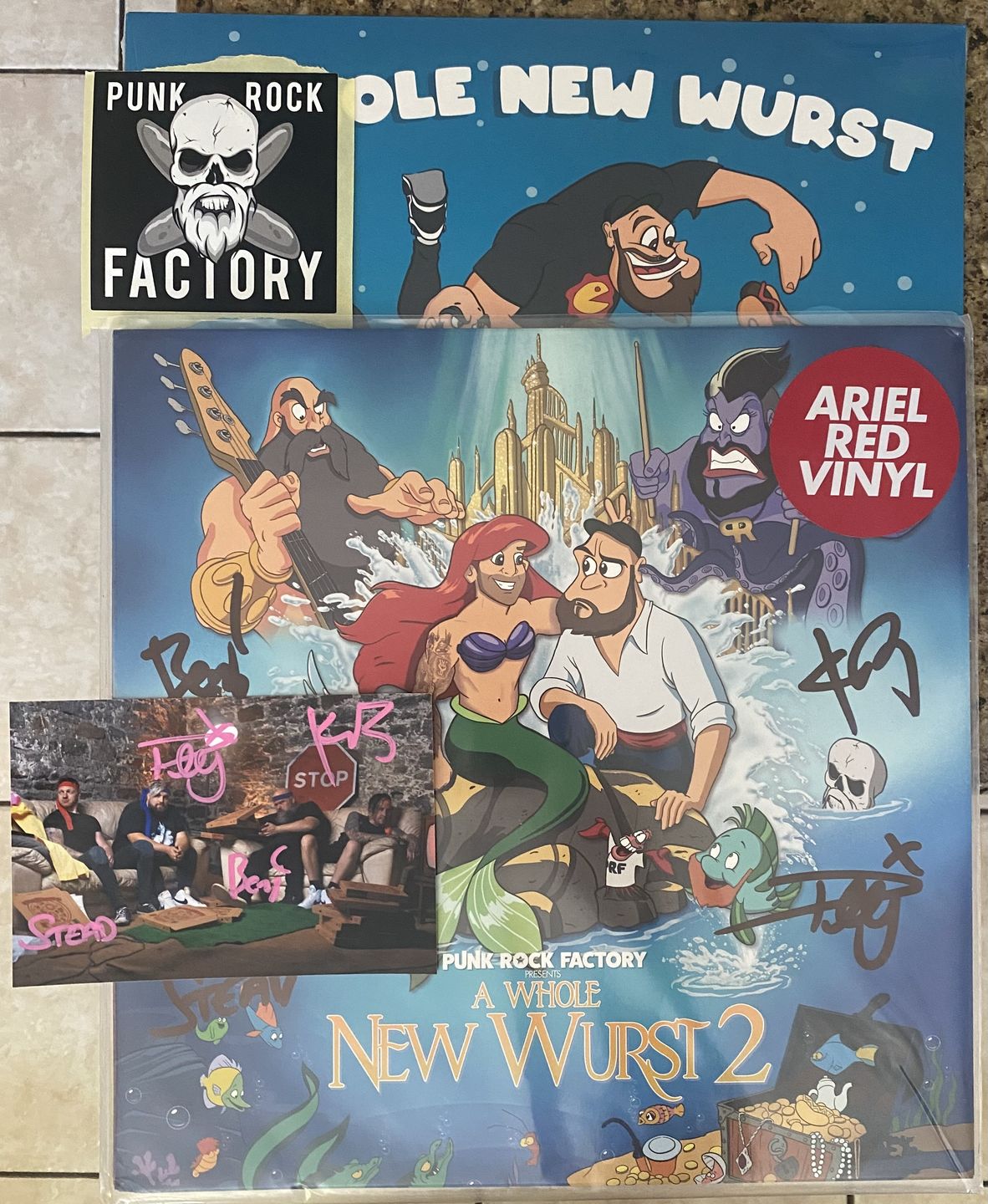 Customer photo review of A Whole New Wurst 2 Vinyl
