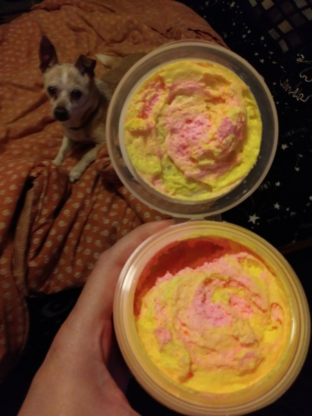 Customer photo review of Banana Guts Whipped Soap
