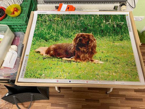 Customer photo review of Dein Foto als 5D Diamond Painting