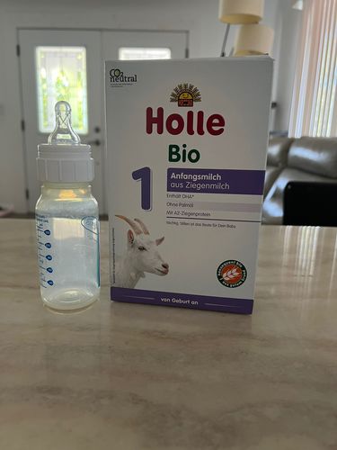 Customer photo review of Holle Goat Stage 1 Organic (Bio) Infant Milk Formula (400g), 12 Boxes
