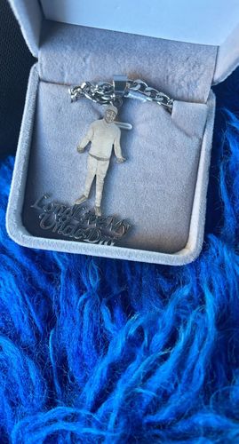 Customer photo review of Lovers Charm™ 18K Custom Engraved Necklace