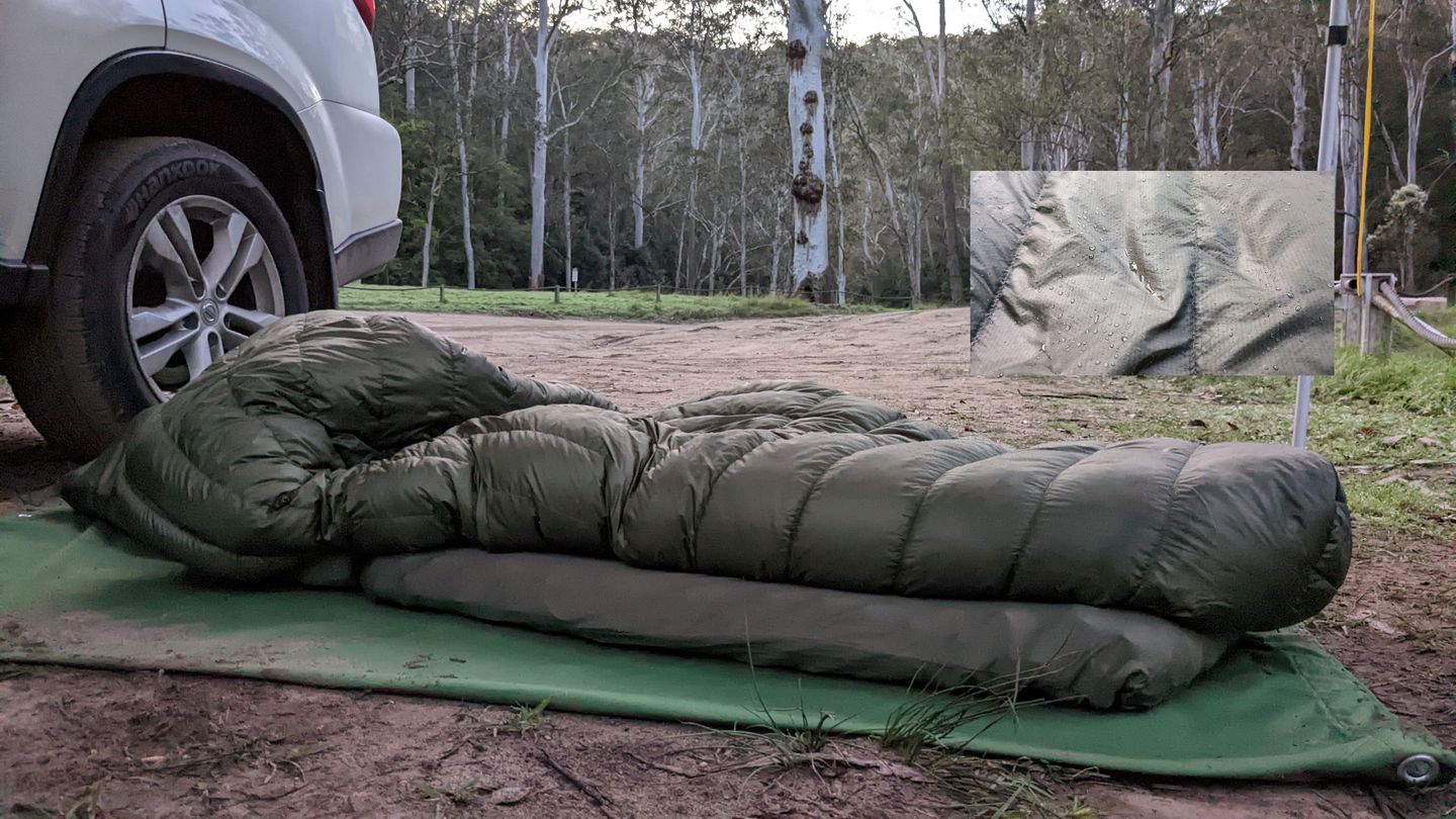 Customer photo review of Ultralight Top Quilt