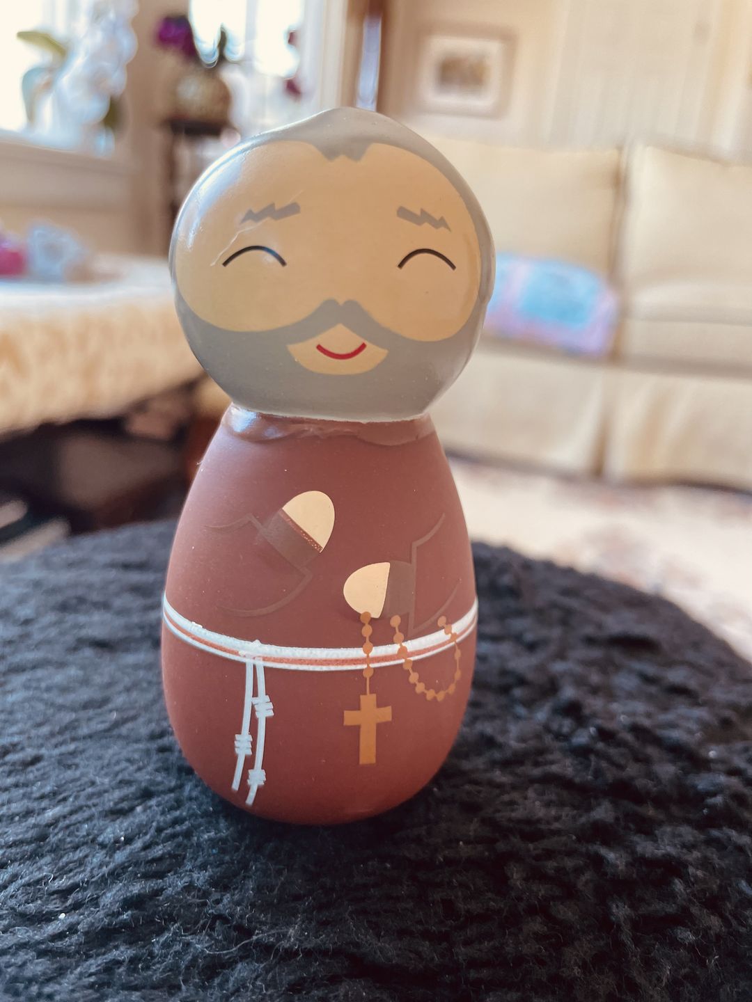 Customer photo review of Saint Padre Pio Shining Light Doll