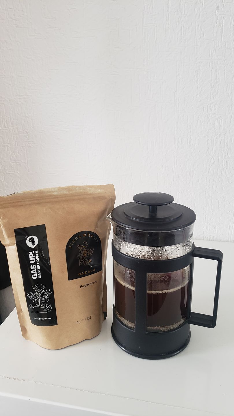 Customer photo review of Café de Oaxaca, Finca Chelín, Proceso Purple Honey