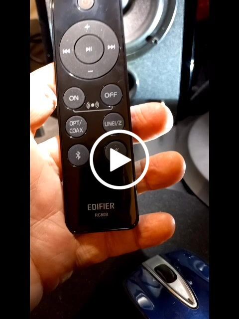 Customer video review of Edifier RC80B Remote Control for R1280DBs