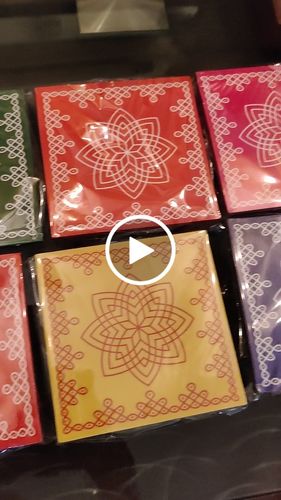 Customer video review of Lotus Rangoli Wooden Stand / Hridaya Kamalam Kolam Manai / For Lamps / Deities/ Decoration- 6 Inches
