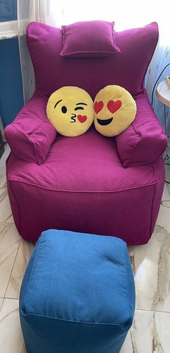 Customer photo review of Ruffie- Bean Bag Chair