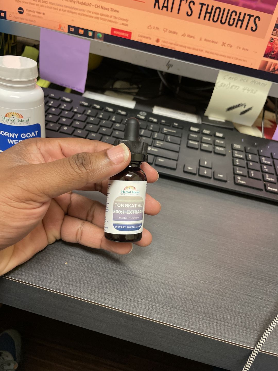 Customer photo review of Super Tongkat Ali Liquid Formula (Erectile)