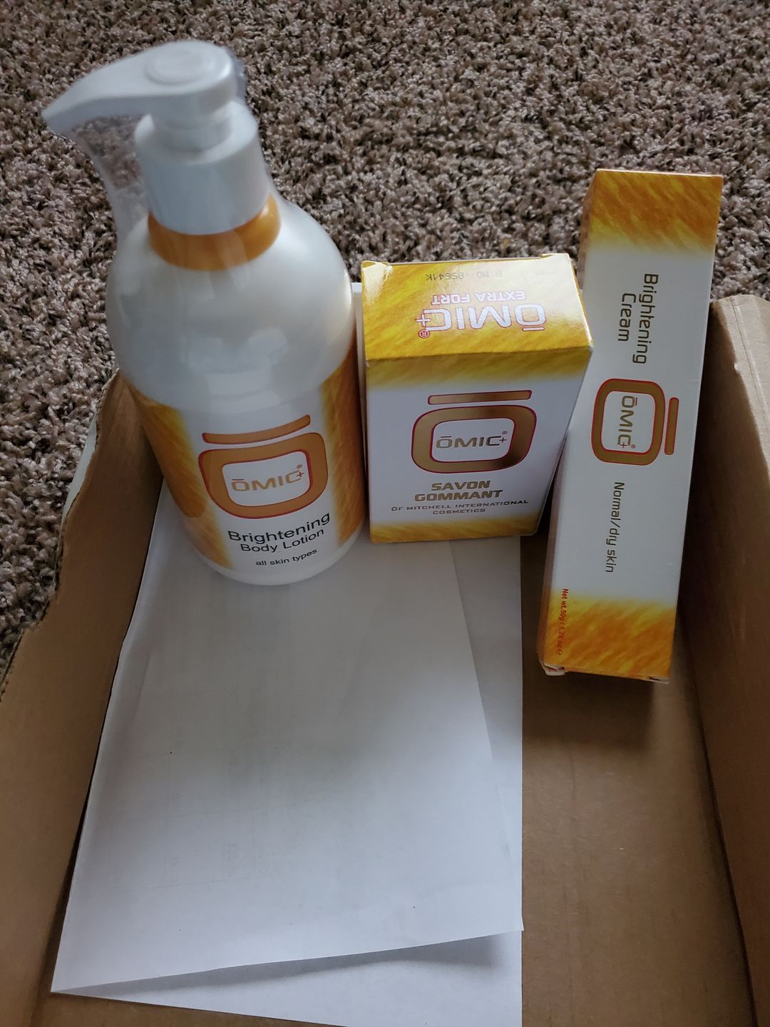 Customer photo review of OMIC Brightening Body Lotion - 500ml