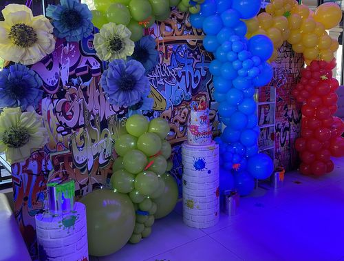 Customer photo review of Chiara Backdrop Wall Set, Arched Wall Set Birthday&Baby Shower&Wedding Party Decoration