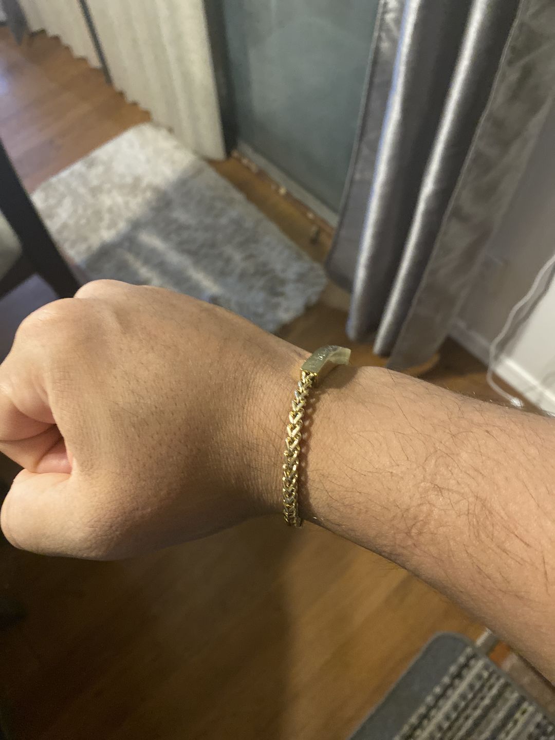 Customer photo review of 4mm Franco Link Engravable ID Bracelet