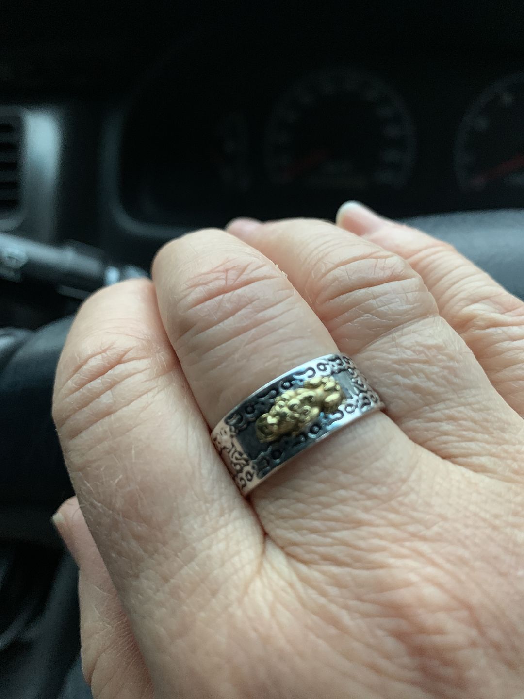 Customer photo review of Lucky Feng Shui Pixiu Wealth & Protection Ring