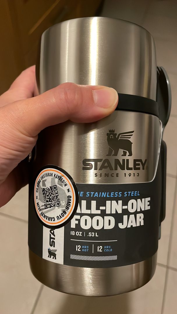 Customer photo review of Stanley Adventure Paslanmaz Çelik Termos Yemek Termosu  0.53 L