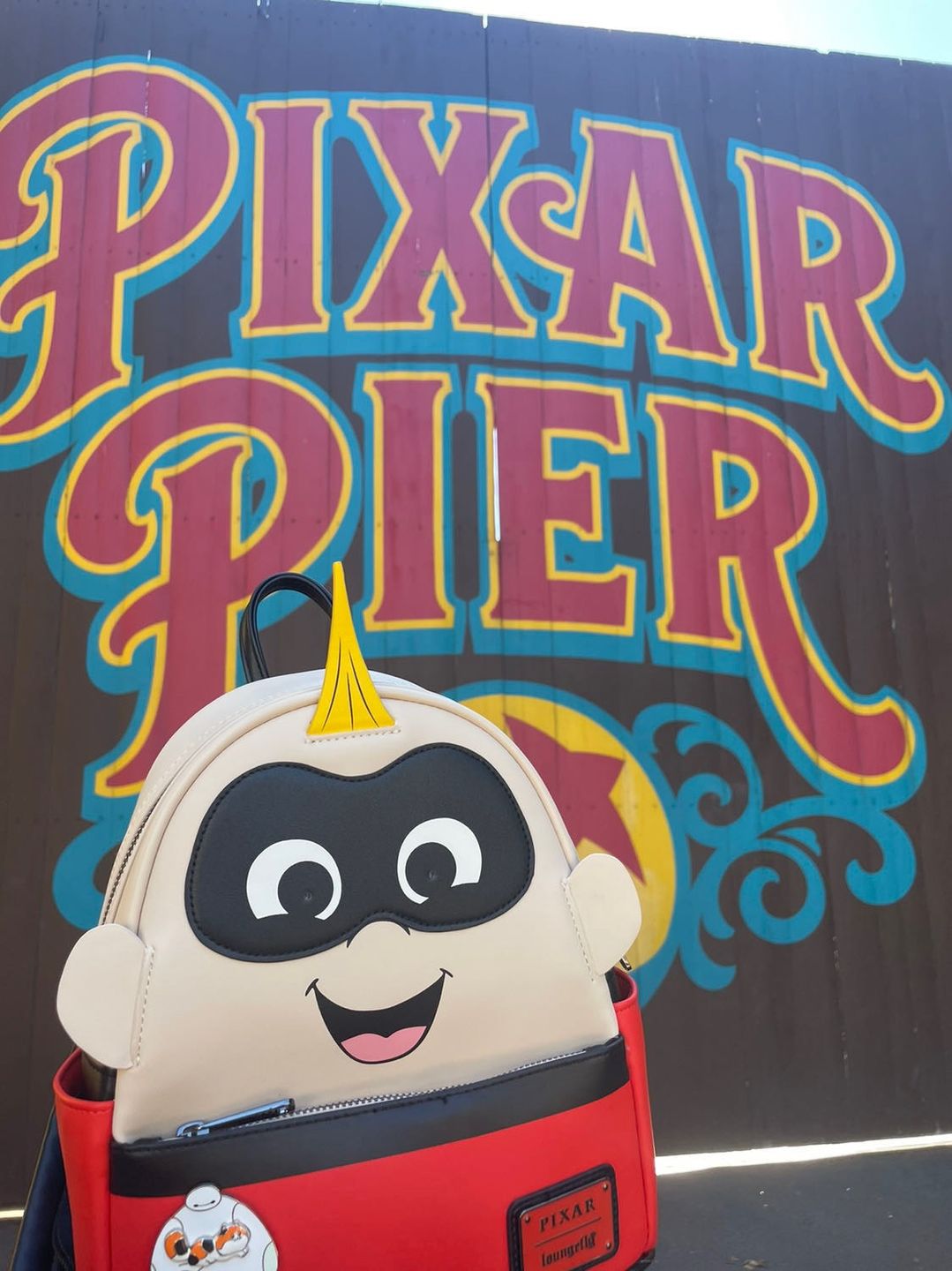 Customer photo review of D23 707 Street Exclusive Limited Edition - Loungefly Pixar Incredibles Jack Jack Light-Up Cosplay Mini Backpack