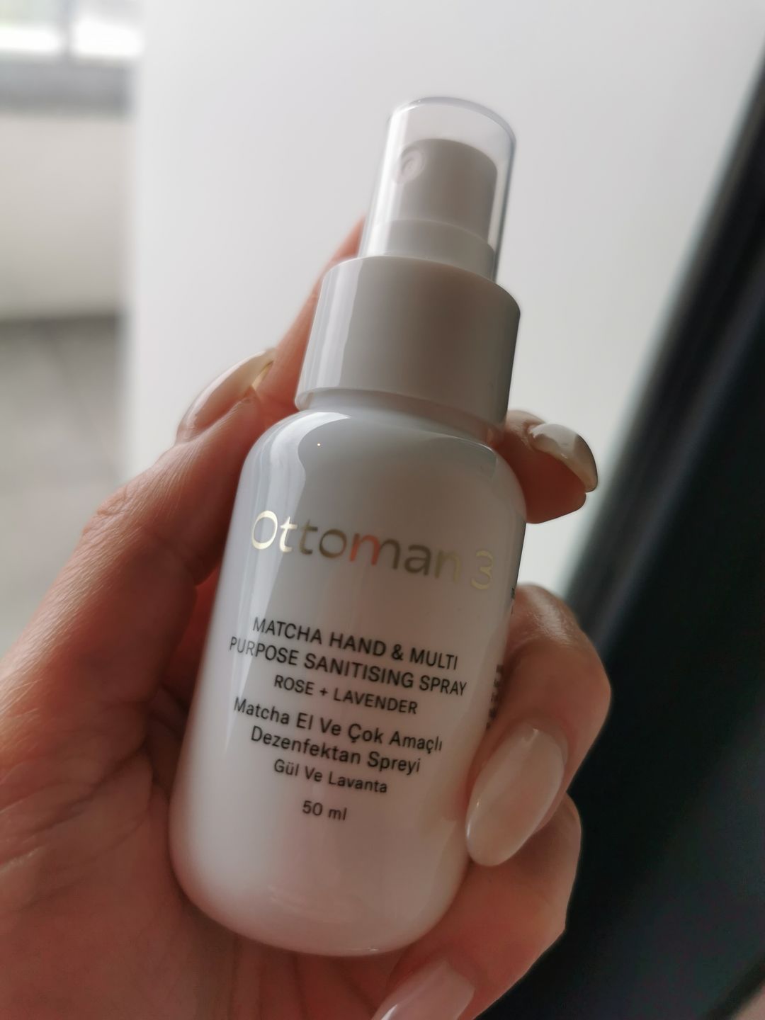 Customer photo review of Matcha Sanitising Spray
