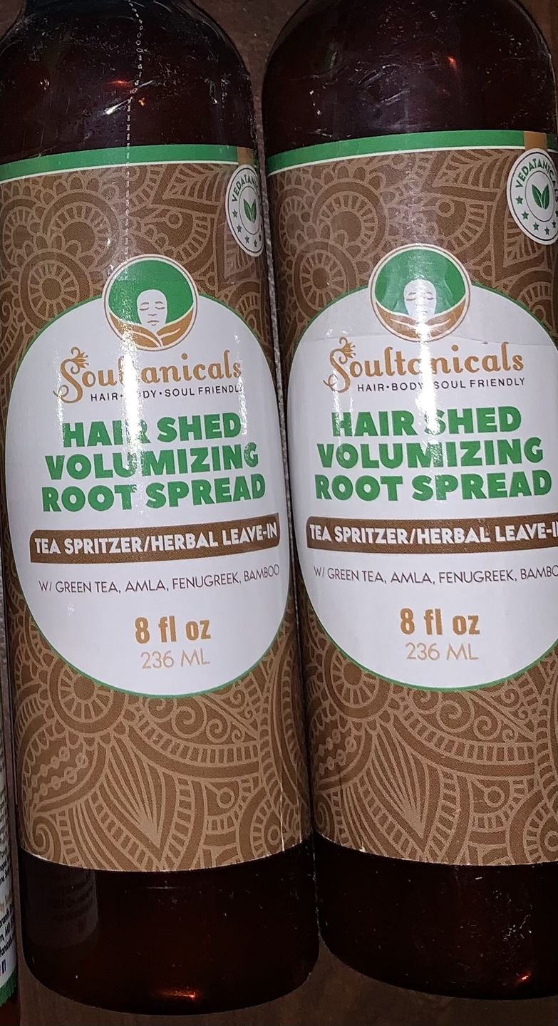 Customer photo review of HAIR SHED VOLUMIZING ROOT SPREAD Tea Spritzer/Herbal Leave-in