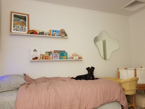 Customer photo review of Blob Wall Mirror