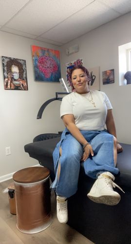 Customer photo review of CosmoGlo Original Light Bundle + Phone Clip