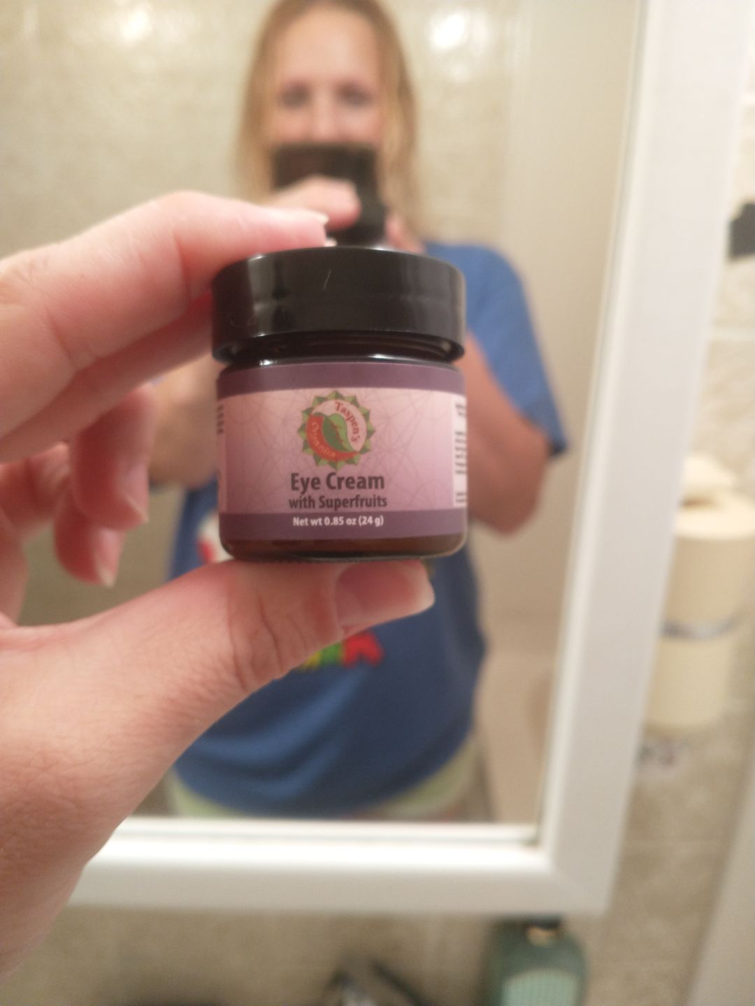 Customer photo review of Eye Cream with Superfruits