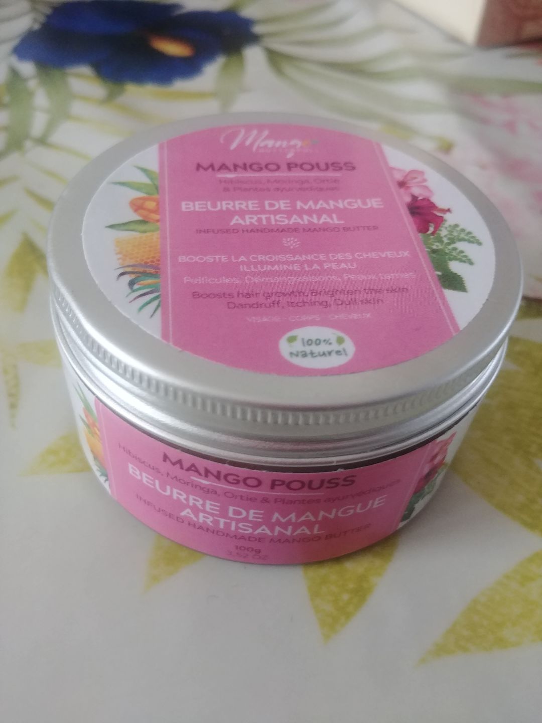 Customer photo review of Beurre de mangue artisanal POUSS