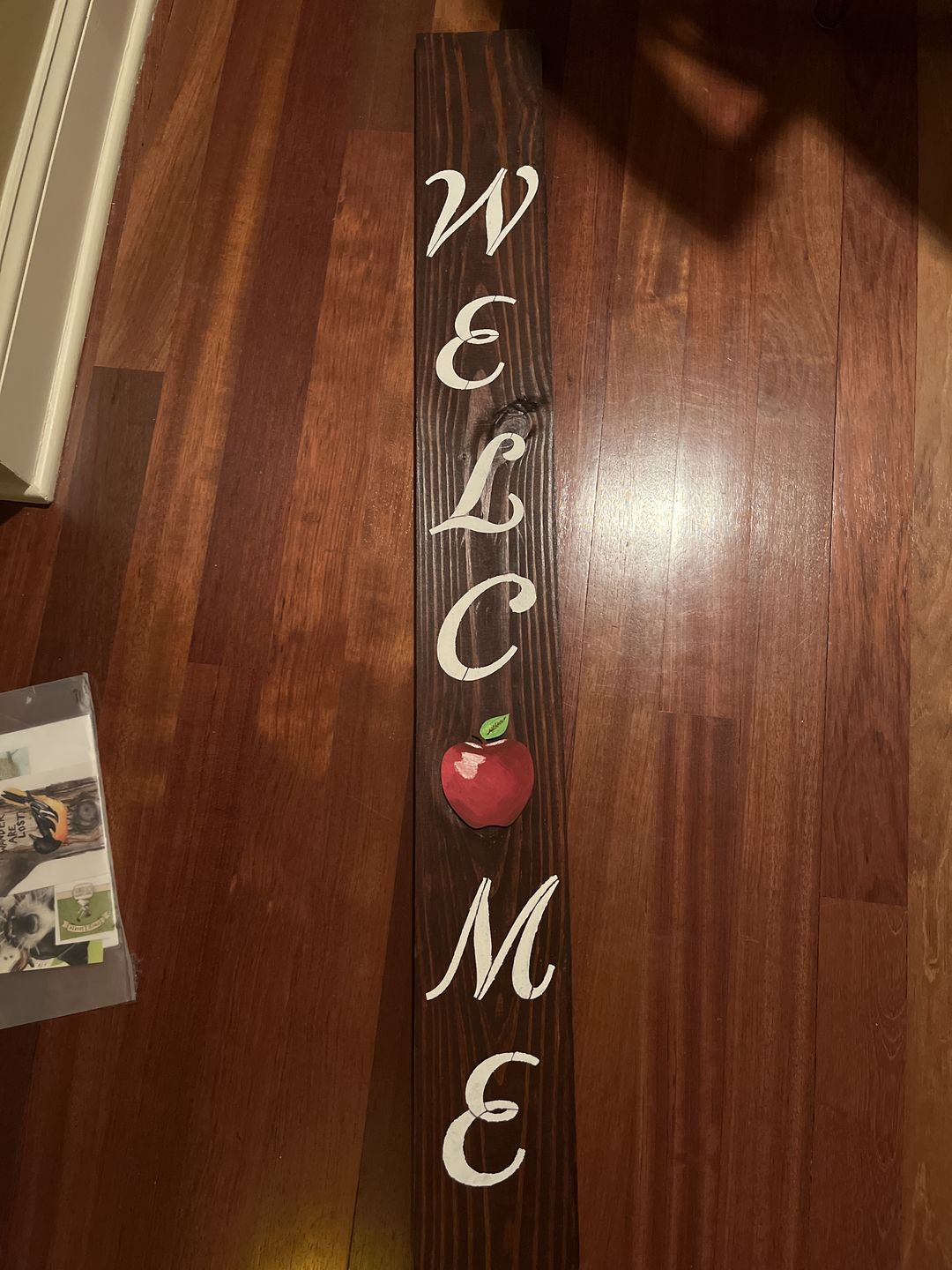 Customer photo review of Unfinished Wood Apple Shape - Craft - up to 24" DIY