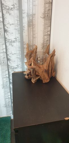 Customer photo review of Wurzel Kerzenständer VONDRO mit Glas