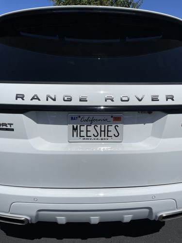 Customer photo review of 2011-2021 CALIFORNIA LICENSE PLATE DMV.CA.GOV - WHITE WITH BLACK TEXT 6"x12" (156.5mm x 305mm)