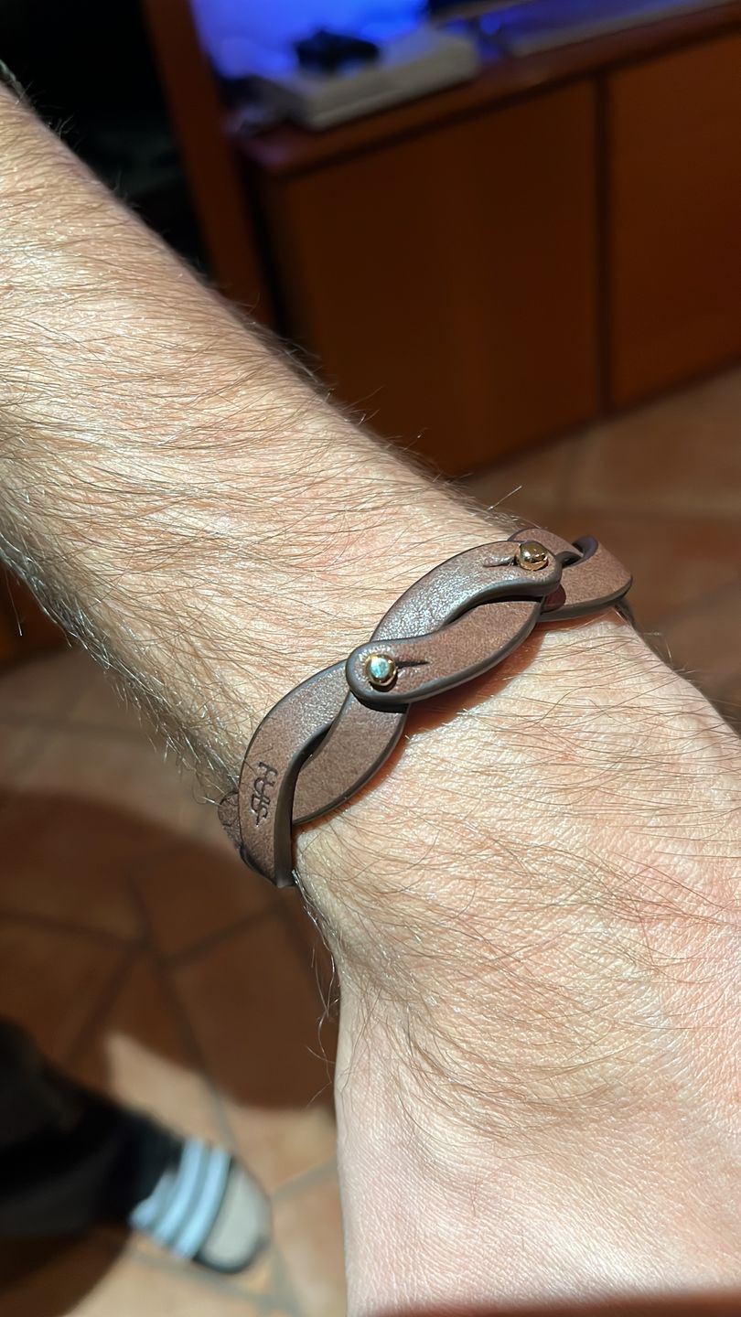 Customer photo review of Bracciale pelle NOIDUE Tulsi