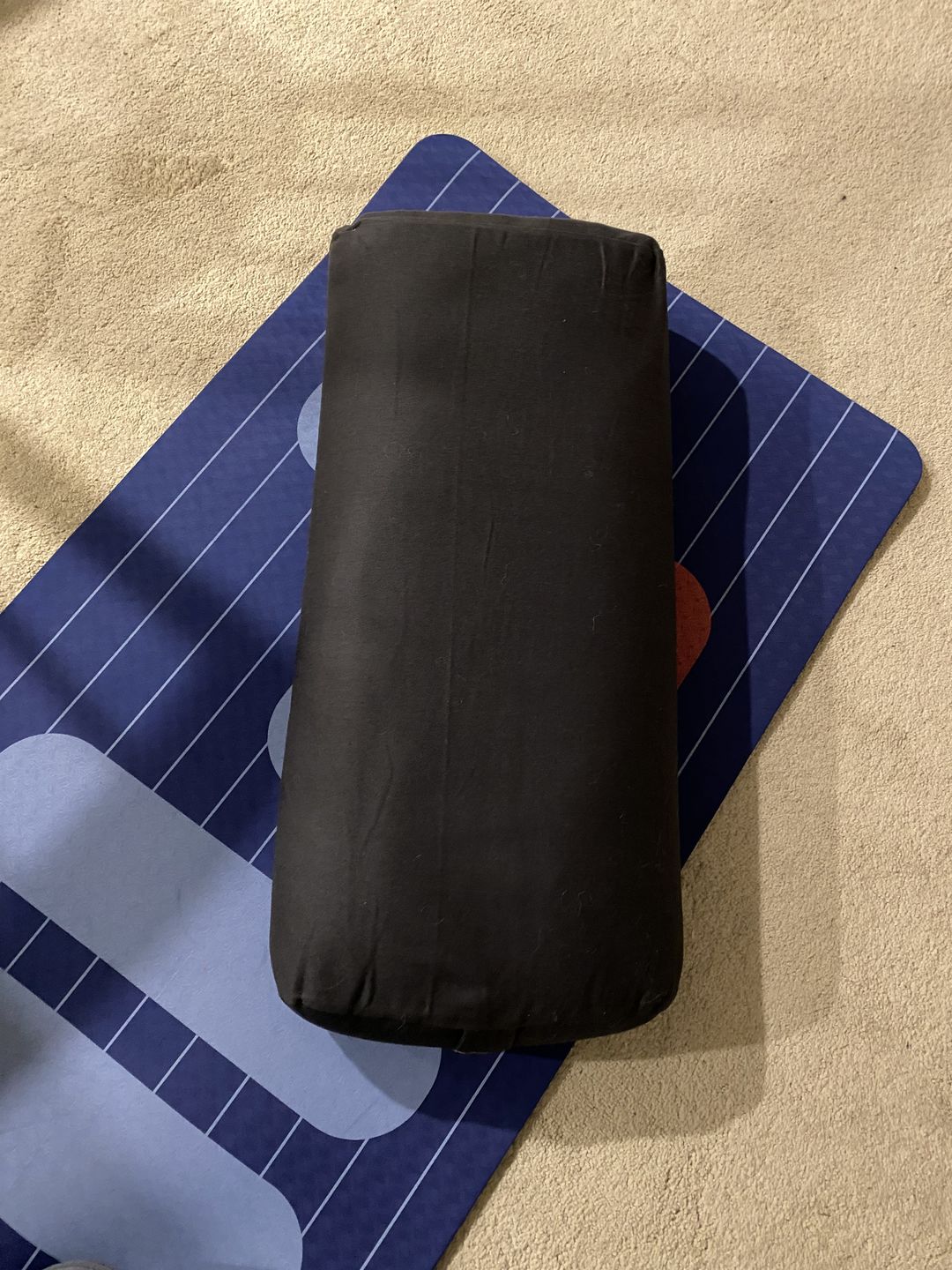 Customer photo review of Rectangular Yoga Bolster