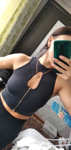 Customer photo review of Valor Legging Set (Black)