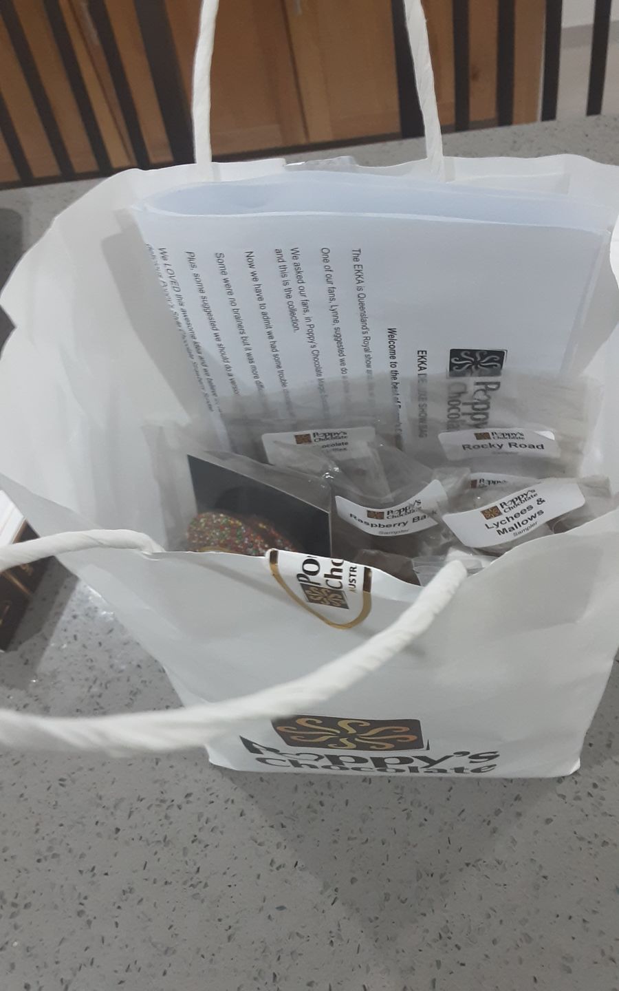 Customer photo review of EKKA Deluxe Show Bag