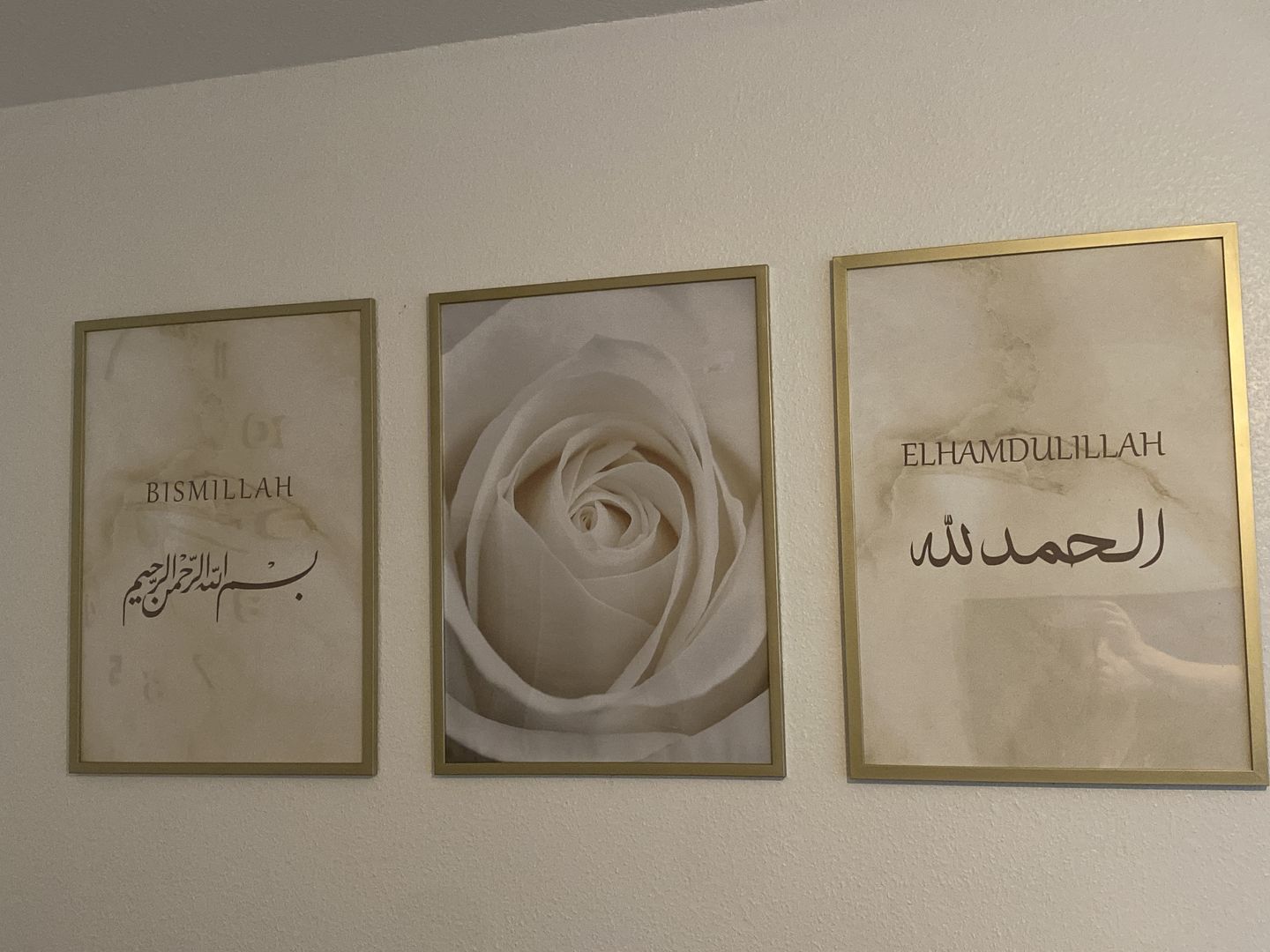 Customer photo review of Bismillah und Elhamdulillah - Rose - Set