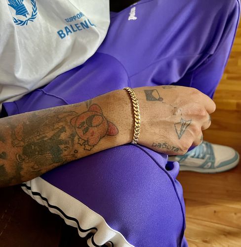 Customer photo review of Miami Cuban Box Lock Bracelet 001