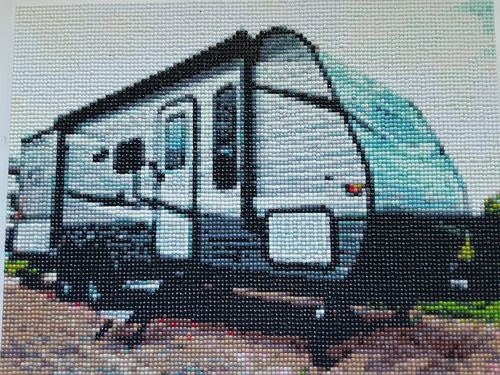 Customer photo review of Custom Diamond Painting Kits for Adults DIY 5D - Photo Diamond Art Shipped from USA