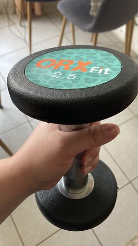 Customer photo review of Mancuerna 2,5KG Print Turquesa