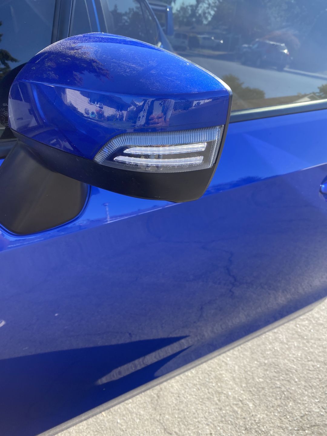 Customer photo review of 2015-21 WRX/STI Sequential LED Mirror Corner Lights