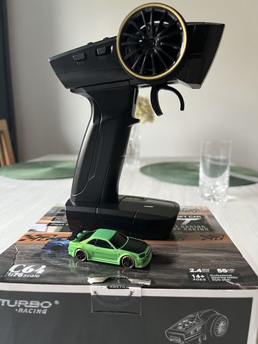 Customer photo review of Turbo Racing C64 1/76 Scale RC Desktop Drift Car