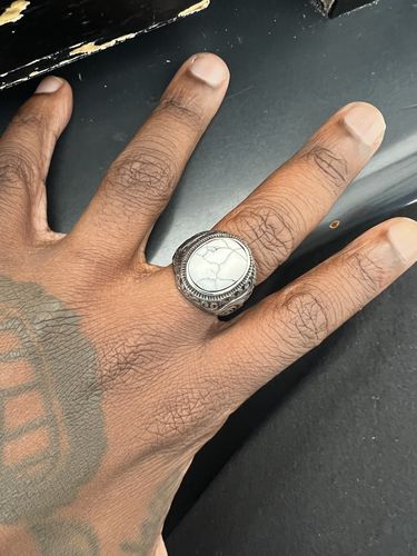 Customer photo review of White Stone Ring