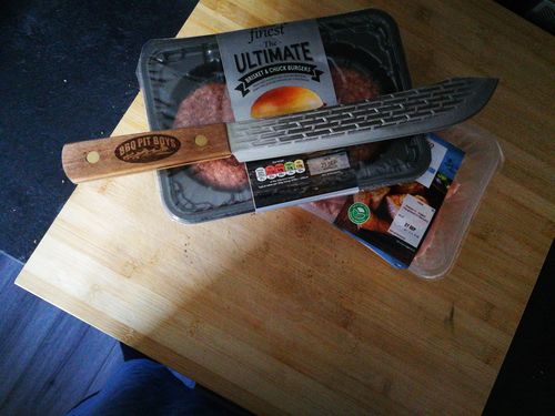 Customer photo review of 10" Stainless BBQ Knife