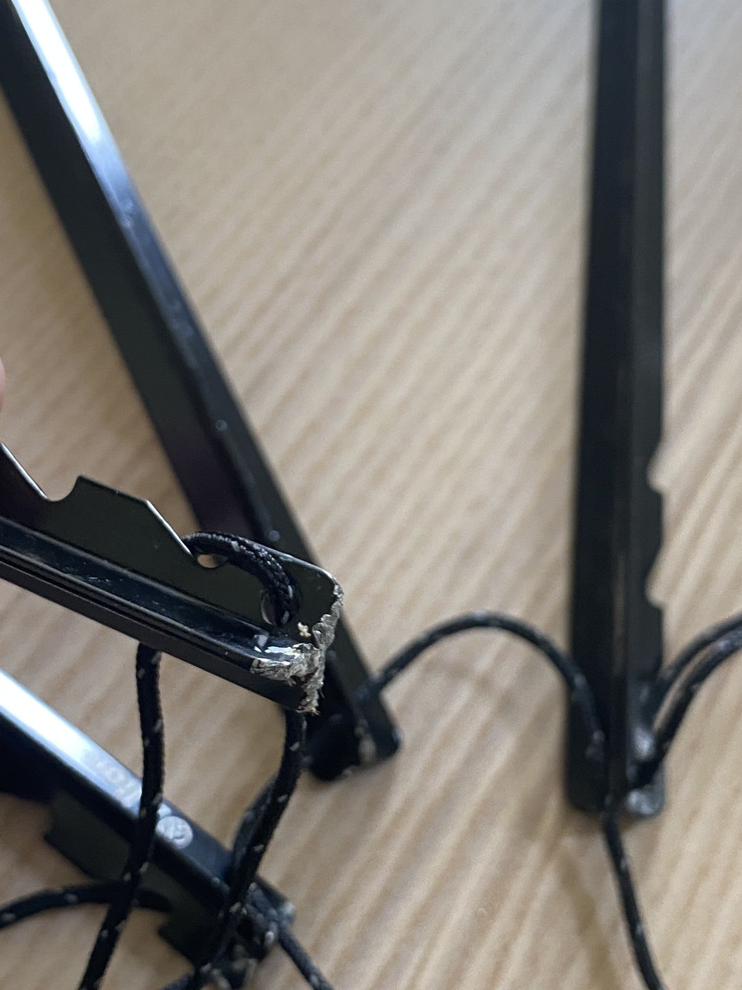 Customer photo review of Ultralight Aluminium Pegs (8 Pack)